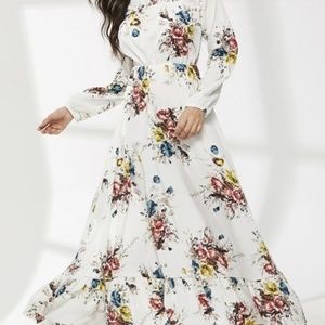 Floral print dress